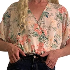 Forever 21 plunge neckline bodysuit